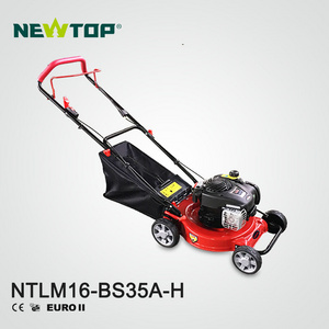 16-inch side discharge gasoline hand push lawn mower 125CC