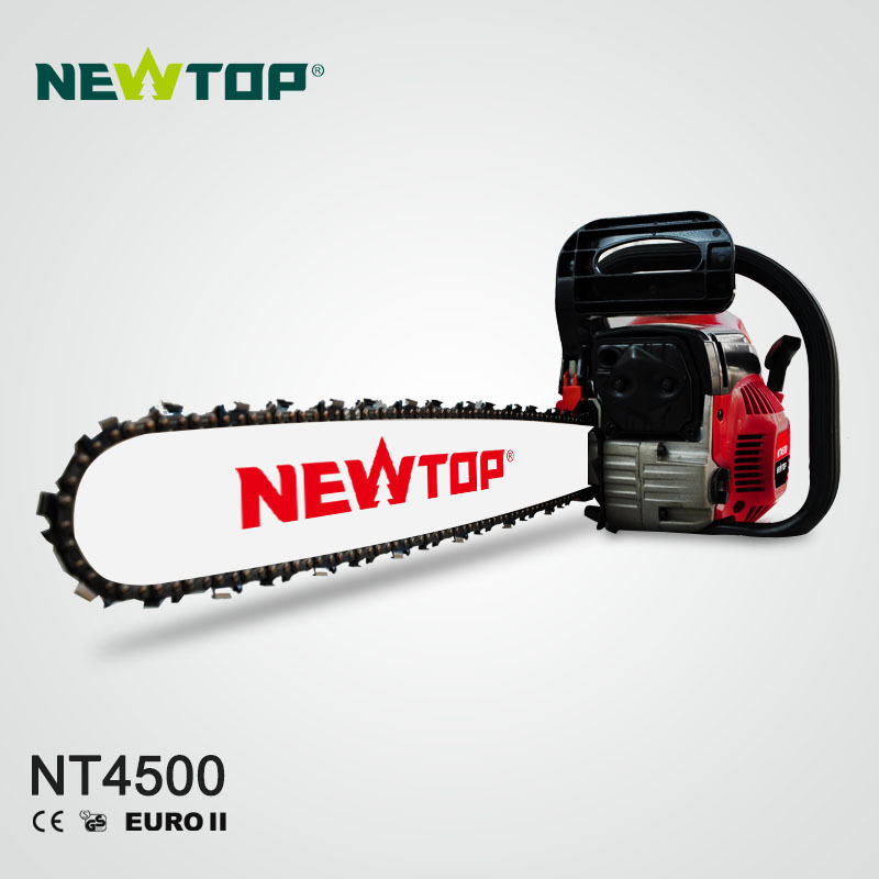 Newtop 45cc professional petrol chain saw gasoline hand tools 4500 chainsaw parts