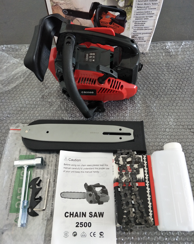 Mini Chainsaw 2 Stroke Wood Cutting Machine Petrol Chainsaw Engine 25CC