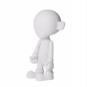 DIY PVC Figurine Blank White Vinyl Figure Toys OEM