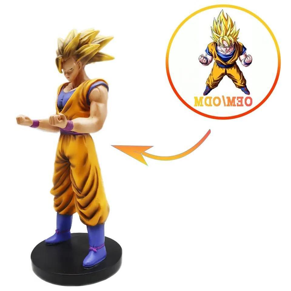 Customized Japan Famous Resin Figurines Anime Character Goku Life Size Fiber glass Figure Statue Fiberglass Sculpture Factory