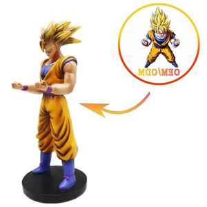 Customized Japan Famous Resin Figurines Anime Character Goku Life Size Fiber glass Figure Statue Fiberglass Sculpture Factory