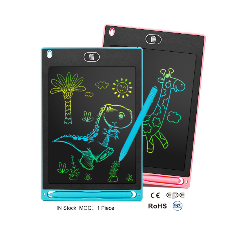 8.5 10 12 inch electronic digital writing color screen kids lcd memo pad erasable writing tablet drawing board