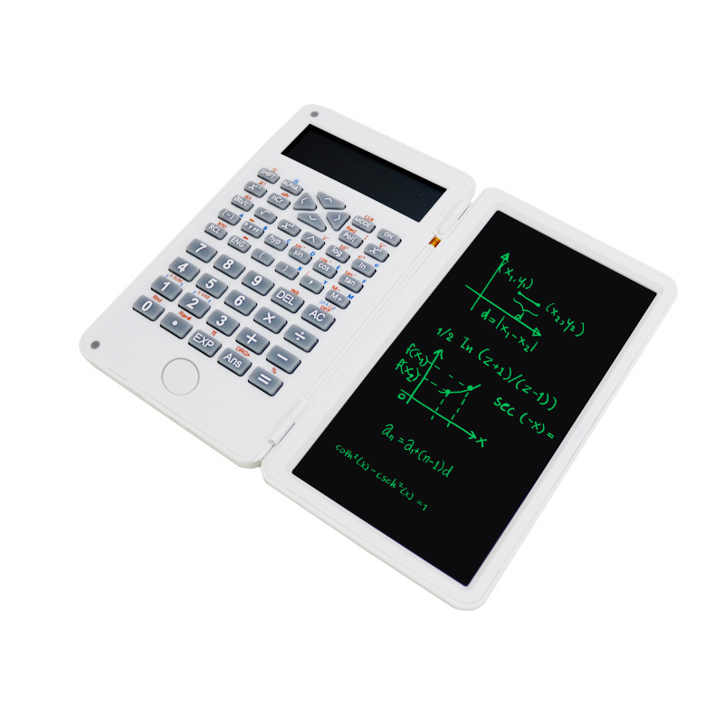 Hot Selling Calculator with 6 inch Writing Tablet Portable Scientific Calculator Writing Pad