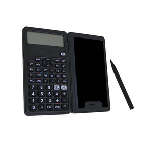 2 in one calculator and writing tablets notebook with calculator mini pocket calculator with lcd writing tablet 5 inch