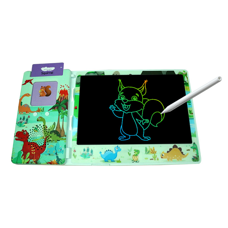 Learning Montessori Toys Speech Therapy Toys Educational 8.5 inch LCD Writing Tablet for kids talking flash card