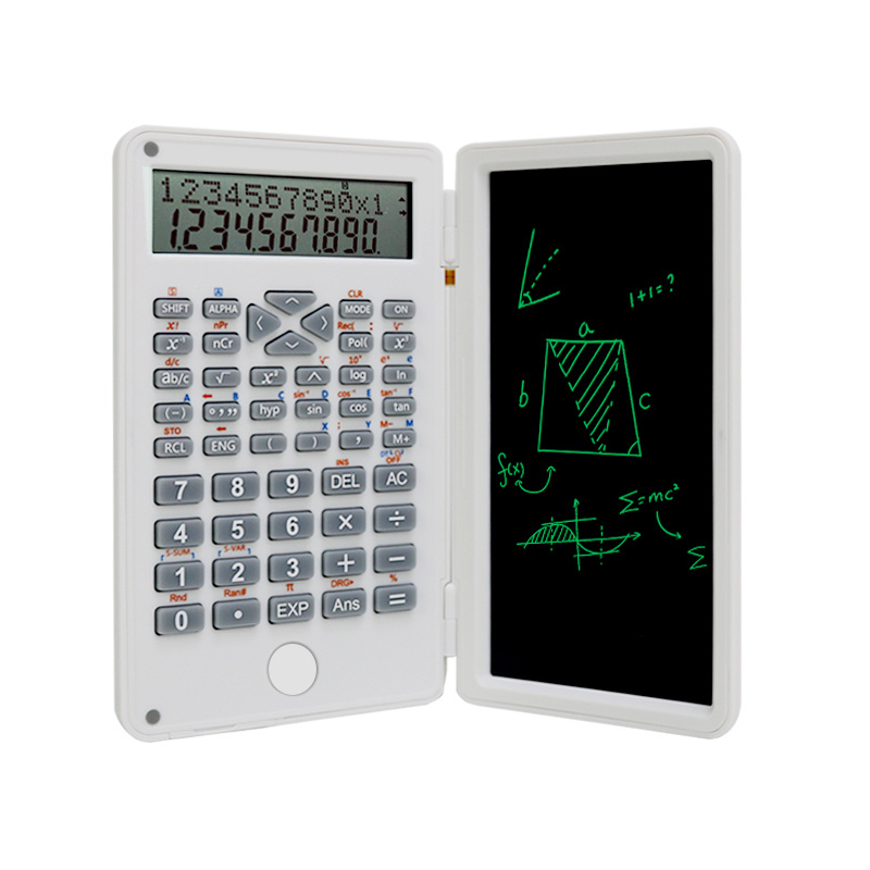 Hot Selling Calculator with 6 inch Writing Tablet Portable Scientific Calculator Writing Pad