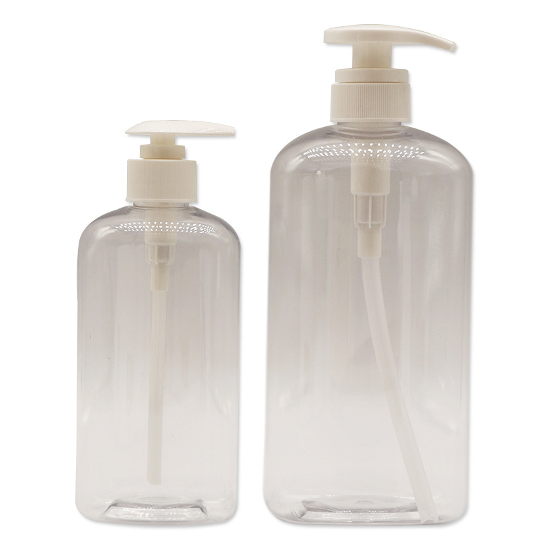 Hot Sale 500ml  Plastic Press Bottle for Shampoo Shower Gel packing  Wholesale