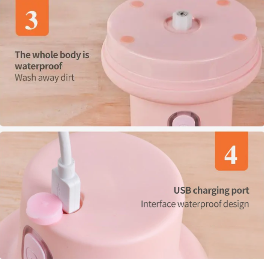 Wireless Electric USB Rechargeable Electric Food Garlic Processor Mixer Baby Mini Food Chopper Blender