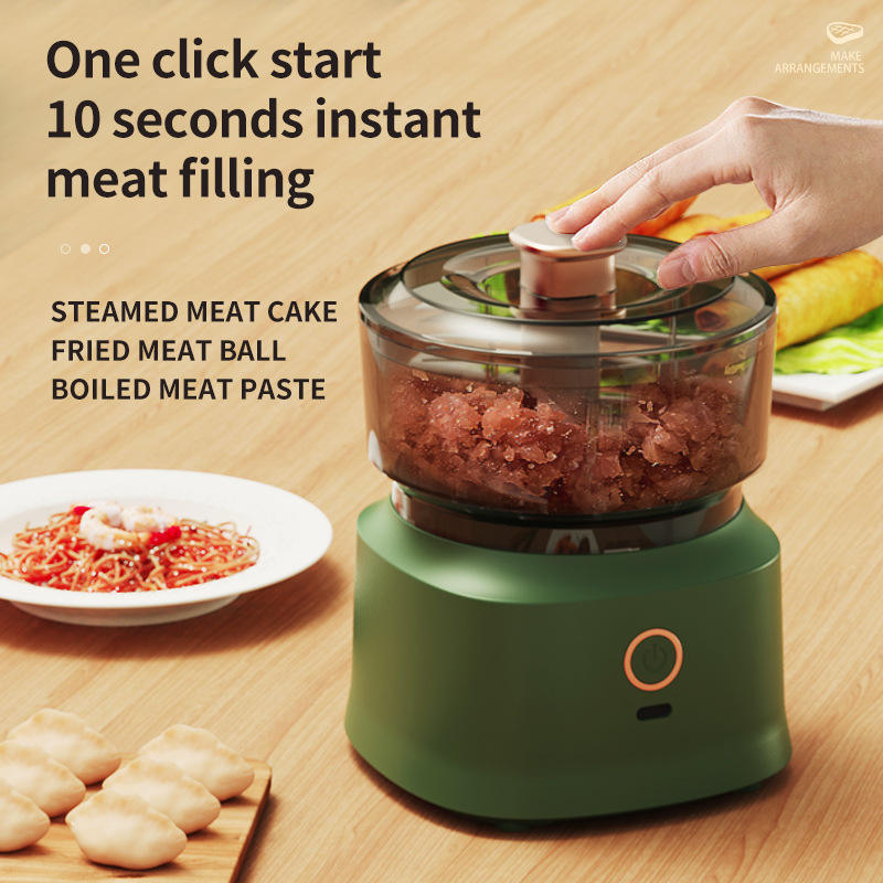 New Products 2024 Multifunctional cooking machine wireless electric meat grinder household garlic crusher food processor