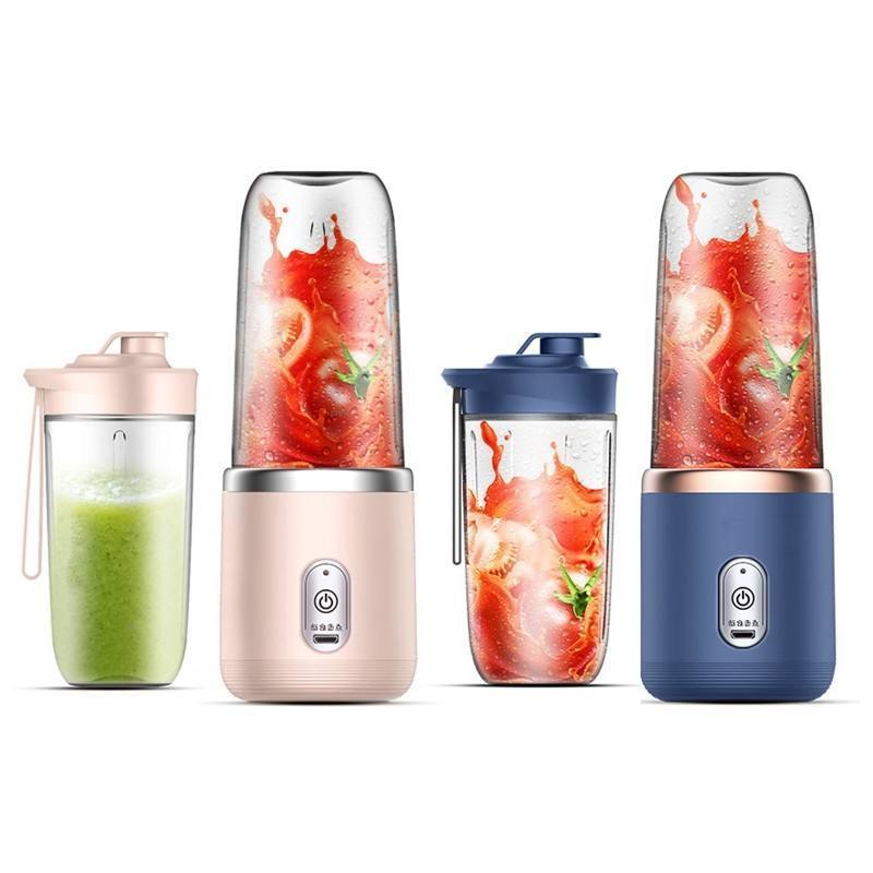 2024 Best selling products 6 Blades 400ML Rechargeable Fruit Juicer Electric Mini Hand Portable Blender