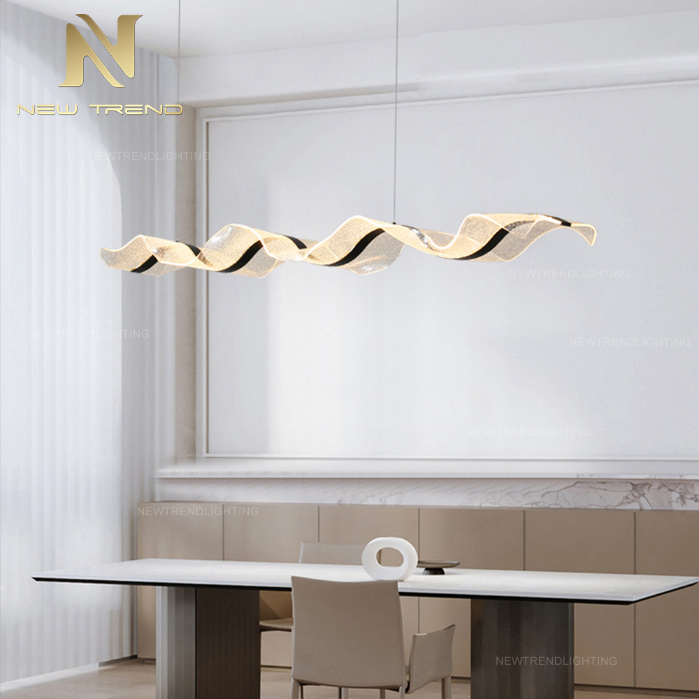 Modern Style Indoor Decoration Living Room Apartment Office Dinning Room Acrylic LED Chandelier