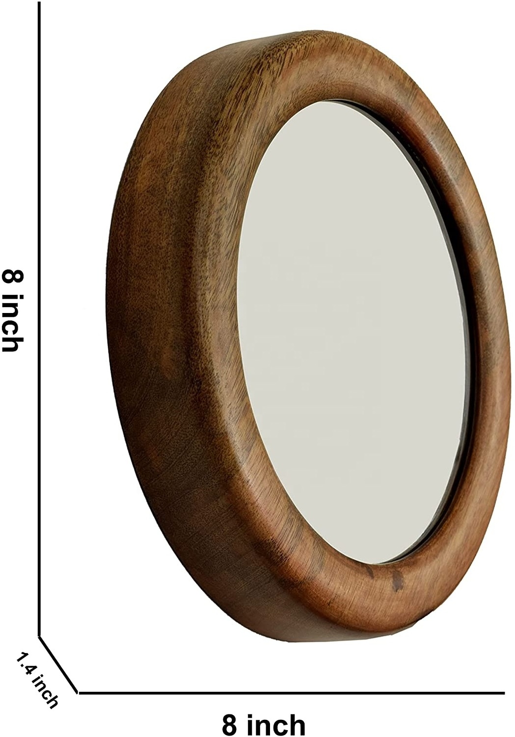 Superfine Quality Wooden Round Wall hanging Mirror To Decorate Your Living Space Dressing Mirror Makeup Mirror Home Decor