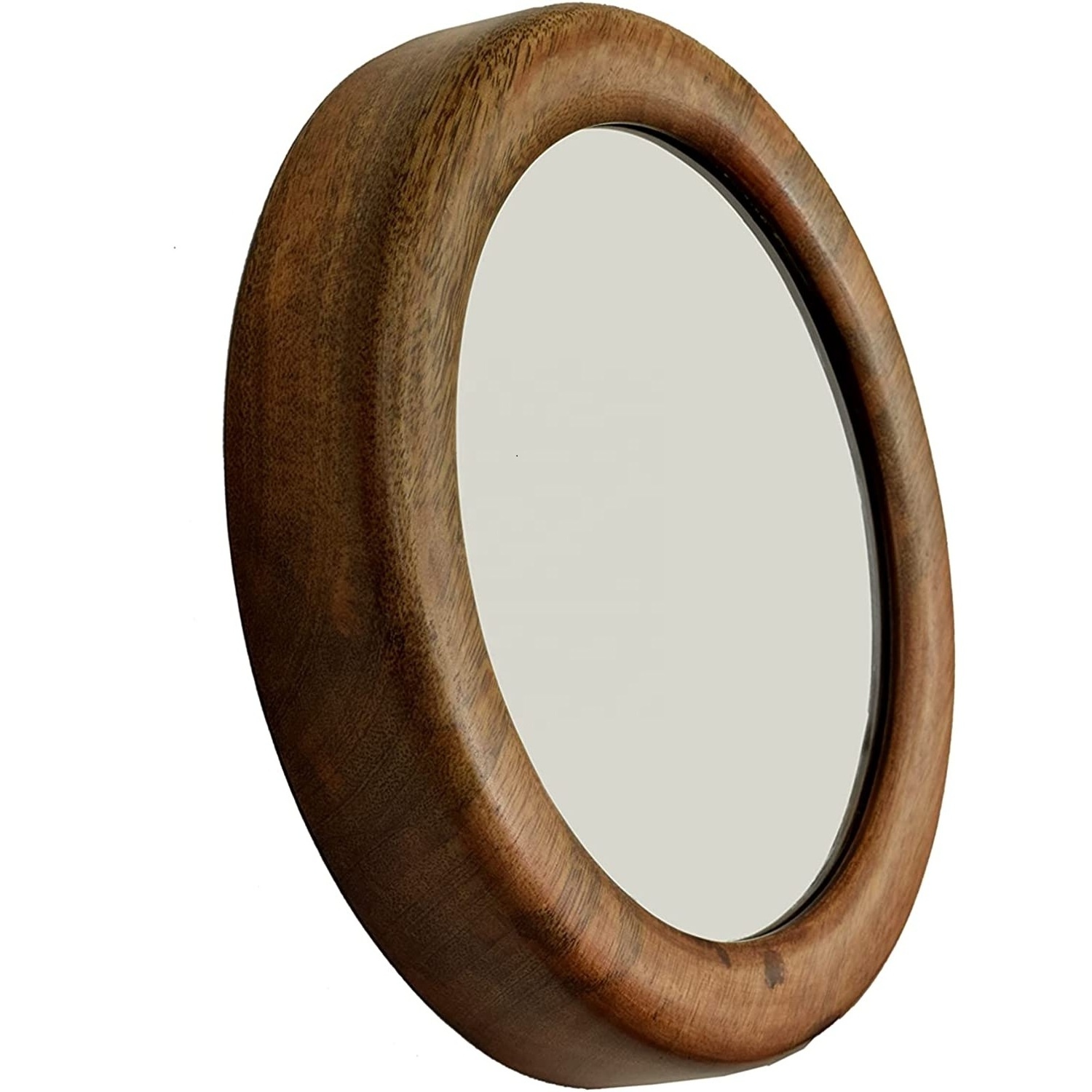 Superfine Quality Wooden Round Wall hanging Mirror To Decorate Your Living Space Dressing Mirror Makeup Mirror Home Decor