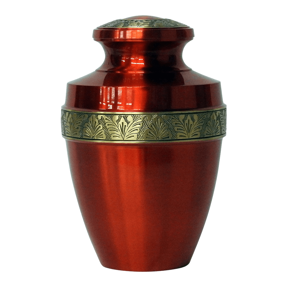 Brass Cremation Urn with full carving best Selling design For Funerals - Hot Selling Brass keepsake Adult urn For Sale