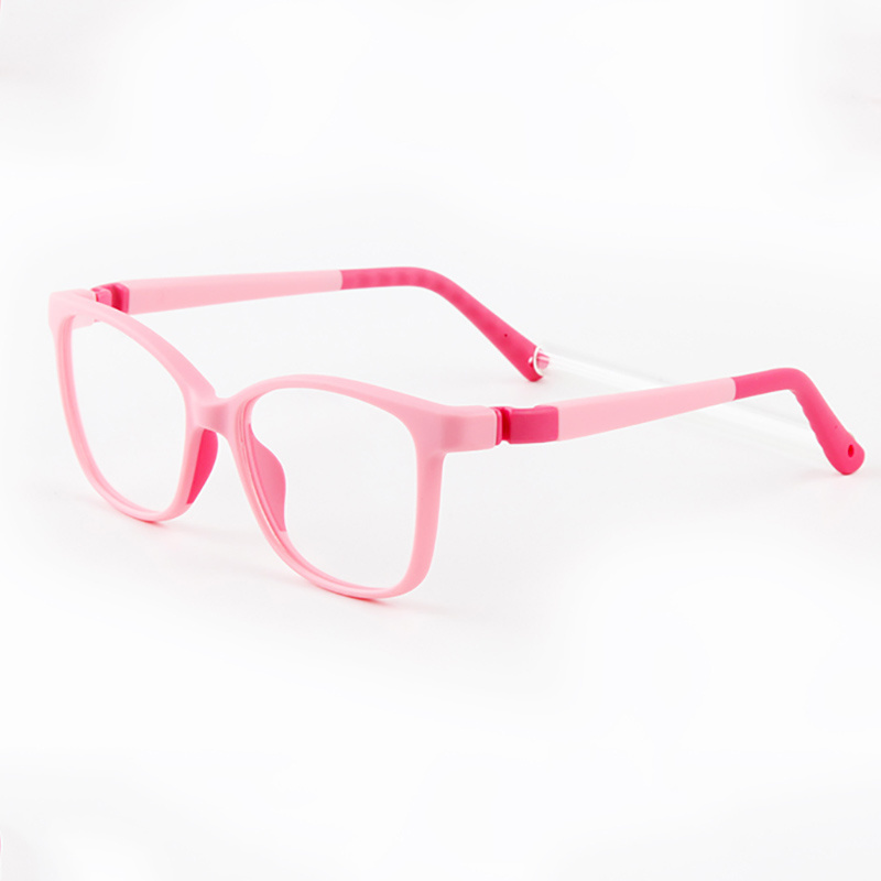 High Quality New Bendable Classic Eyewear Flexible Screwless TR 90 Silicone Eyeglasses Frames Children's Glasses For Kids