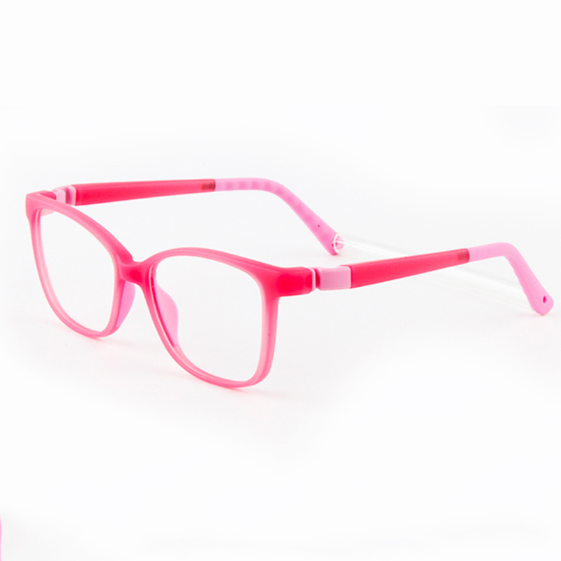 High Quality New Bendable Classic Eyewear Flexible Screwless TR 90 Silicone Eyeglasses Frames Children's Glasses For Kids