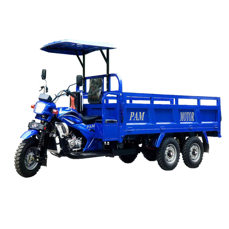 zongshen engine Water Cooling Customized Double Wheel Motorcycle Double Rear Axle Five Wheel Cargo Tricycle