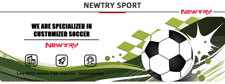 newtry thermal bonded real leather sport footballs soccer ball