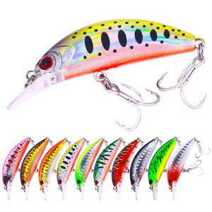 6cm-5.5g-8# Wobbler Fishing Minnow Lure Bait Sinking Lure with Noise Ball to Attract Fish in the Sea