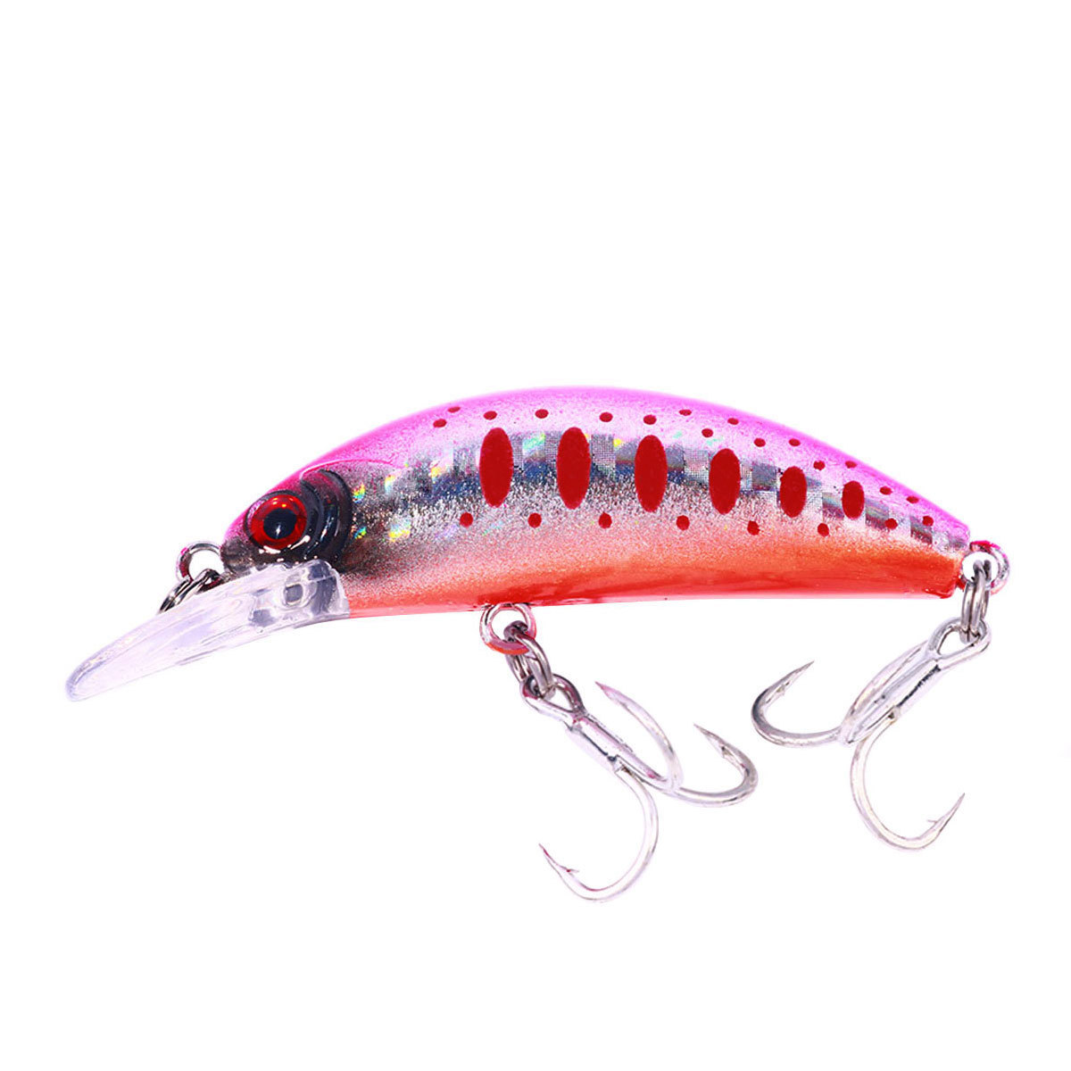 6cm-5.5g-8# Wobbler Fishing Minnow Lure Bait Sinking Lure with Noise Ball to Attract Fish in the Sea