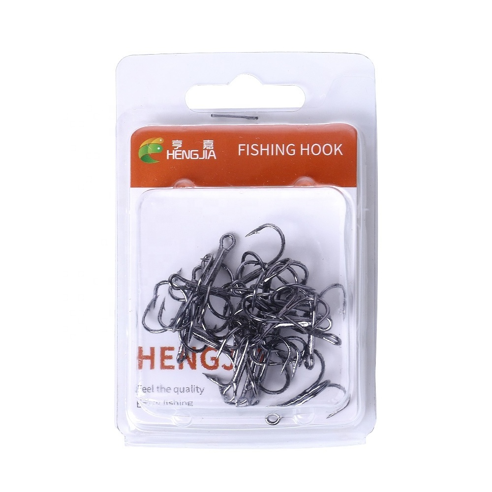 High Carbon Stainless Steel Treble Fishing Swivel Hooks