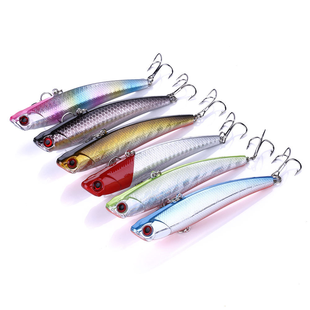 Multiple Colors Fishing Baits 95mm 26g Wonderful Laser Fishing Hard VIB Saltwater Baits Boat for Pesca