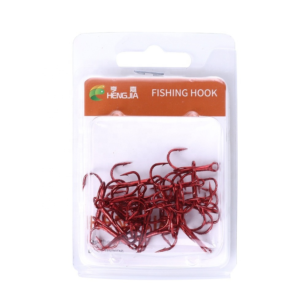 High Carbon Stainless Steel Treble Fishing Swivel Hooks