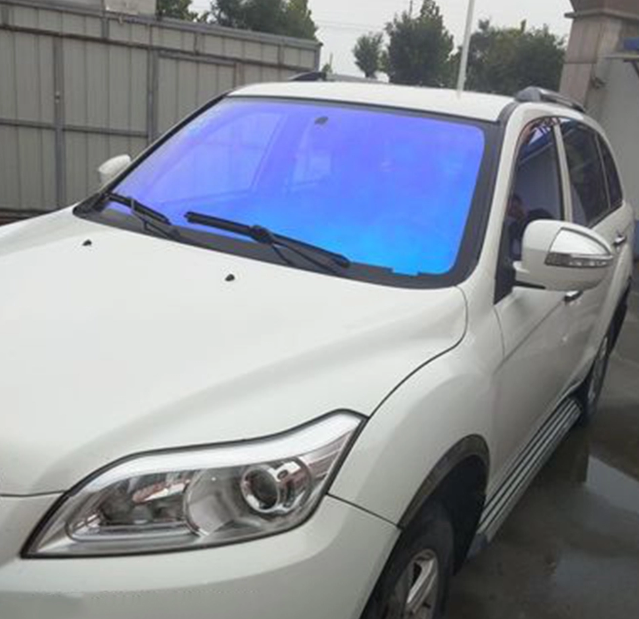 Blue Solar Car Tint Blue Purple Chameleon Nano Ceramic Auto Front Window Tint Film