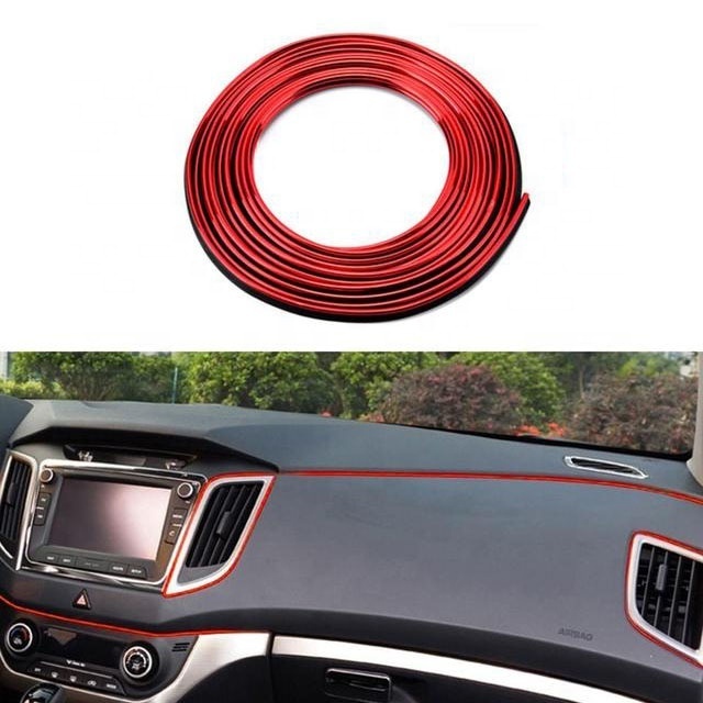 Car Decoration Strips Dashboard Door Edge Strip For Toyota Corolla RAV4 Camry Prado Avensis Yaris Auris Hilux Land Cruiser