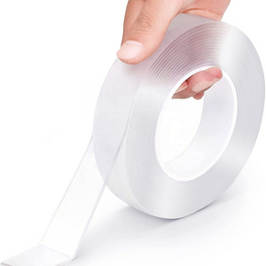 3Meter Nano Double Sided Tape Heavy Duty Washable Traceless Double Sided Nano Tape Clear Adhesive Nano Tape for Wall