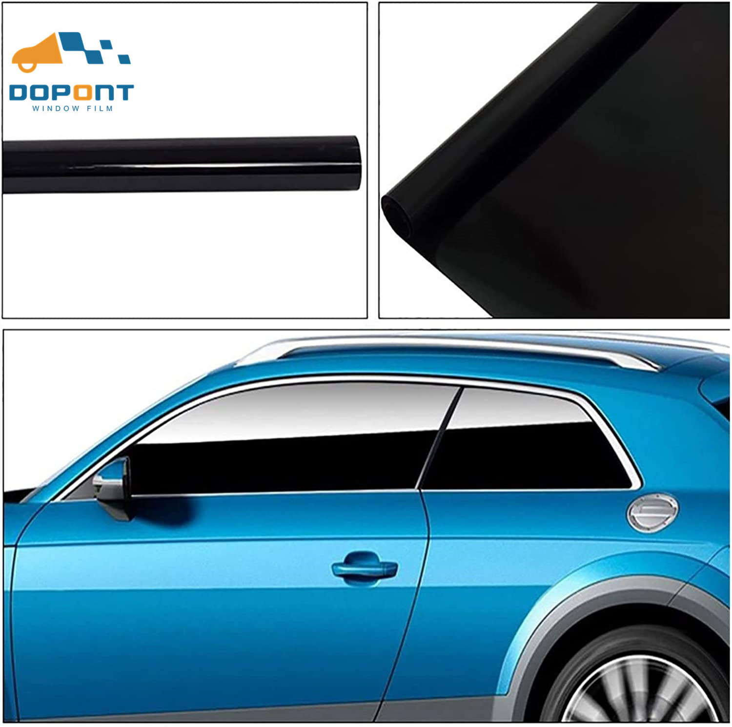 Car Window Insulation Film Front Windshield Sunscreen Explosion-Proof Film Blocks 99% Uv Nano-Ceramic Film