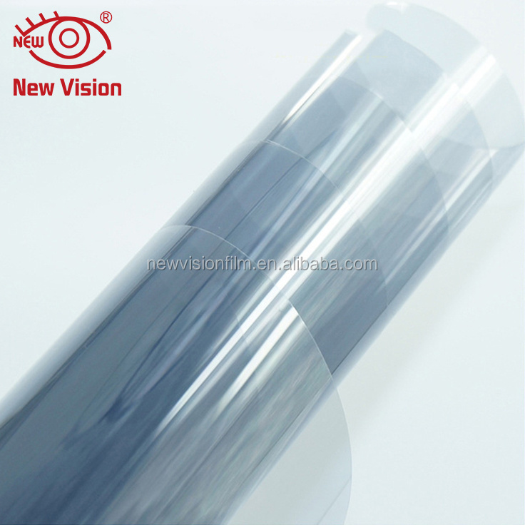 75100 high heat resistant UV 400 car window film light blue tinted skin protection nano ceramic window film