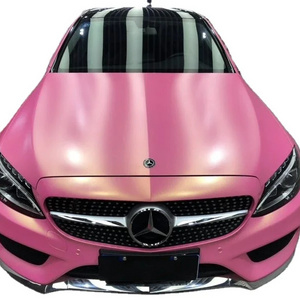 PVC Car vinyl Wrapping Gradient color change film Matte Diamond Sand Pink Pelicula para Coches PREGUNTAR EN PRIVADA