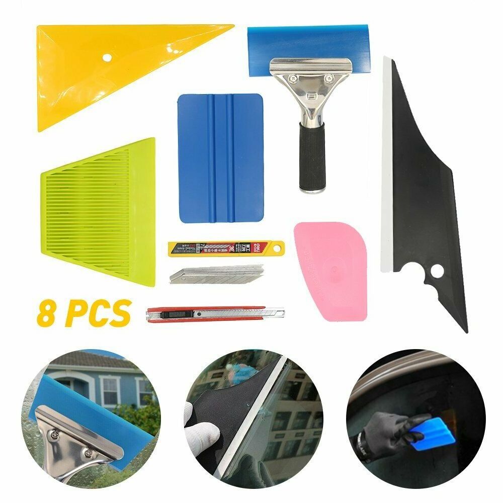 Heat gun plastic TPU installation tool kits for car wrapping vinyl window film