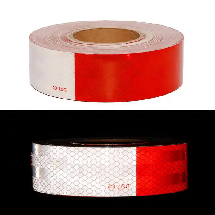 High Visibility Waterproof Safety Car Sticker 2 inch honeycomb reflective tape sticker for truck