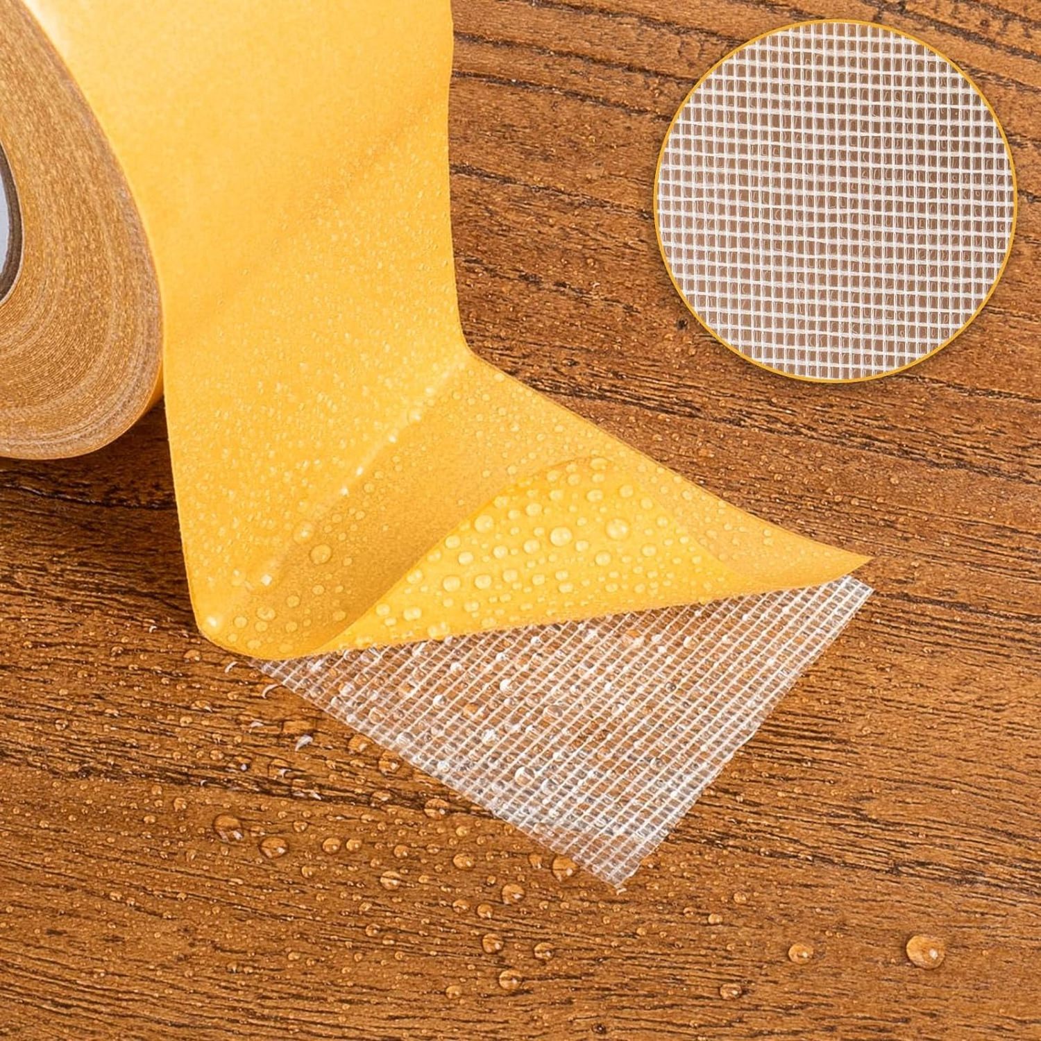 Double Sided Tape Heavy Duty Universal High Tack Strong Wall Adhesive with Fiberglass Mesh Super Sticky Clear Tape