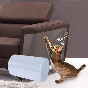 Cat Scratch Deterrent Clear Tape Furniture Protector from Pet Scratch Couch Door Walls Carpet Protector