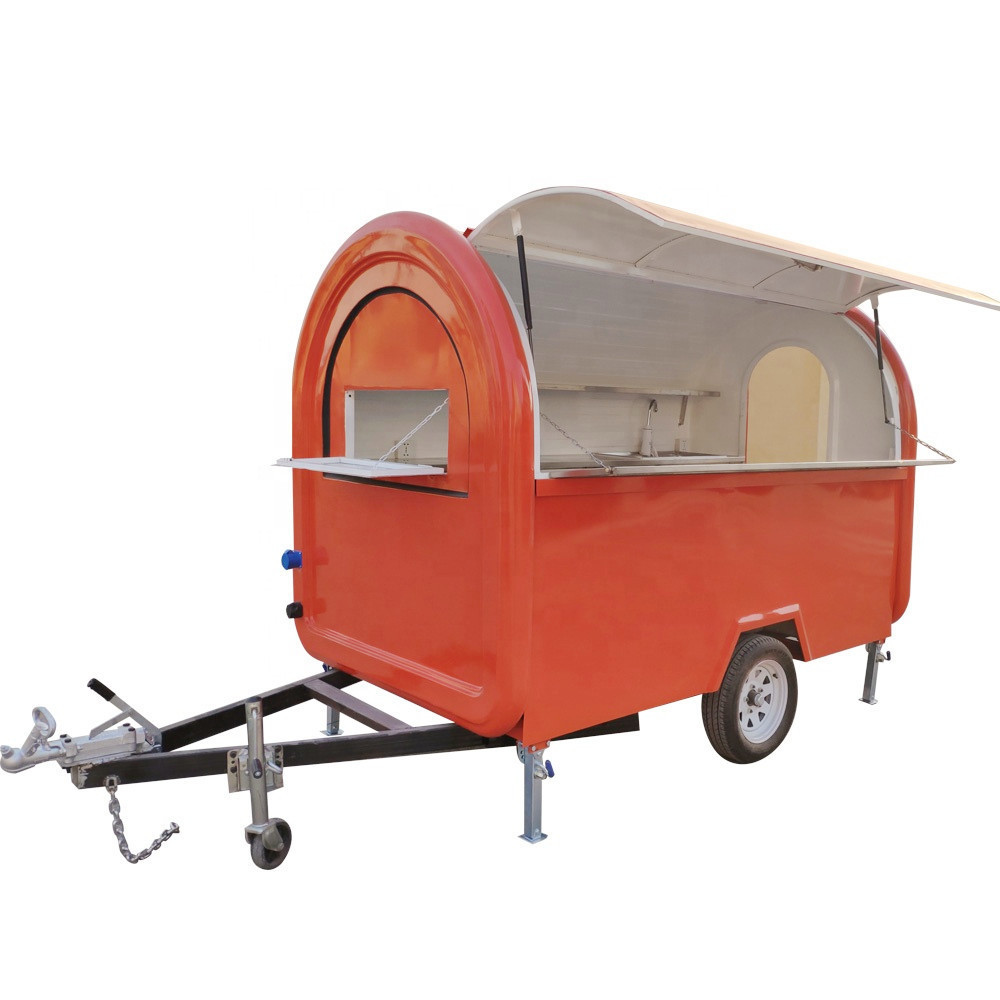 Multi-functional New Design coffee food truck street kiosk food trailer australia fast food mobile kitchen trailer