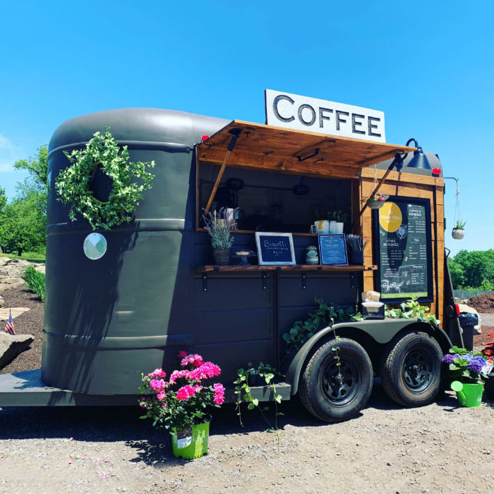 Custom design coffee cart mobile food trailer coffee car juice stall food truck mobile food cart