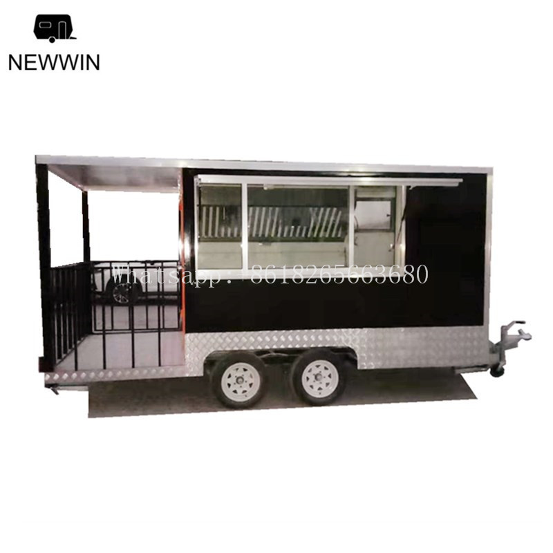 Hot Sale Mobile barbecue fast Food Trailer Food Carts Customized Cheap Food Trailers With Mobile Kitchen For Sale