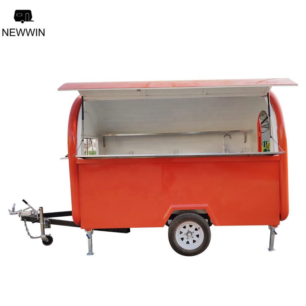 Multi-functional New Design coffee food truck street kiosk food trailer australia fast food mobile kitchen trailer