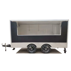 Mobile kitchen trailer caravans for sale dubai mobile food cars  popcorn machine and hotdog grill square food trailer