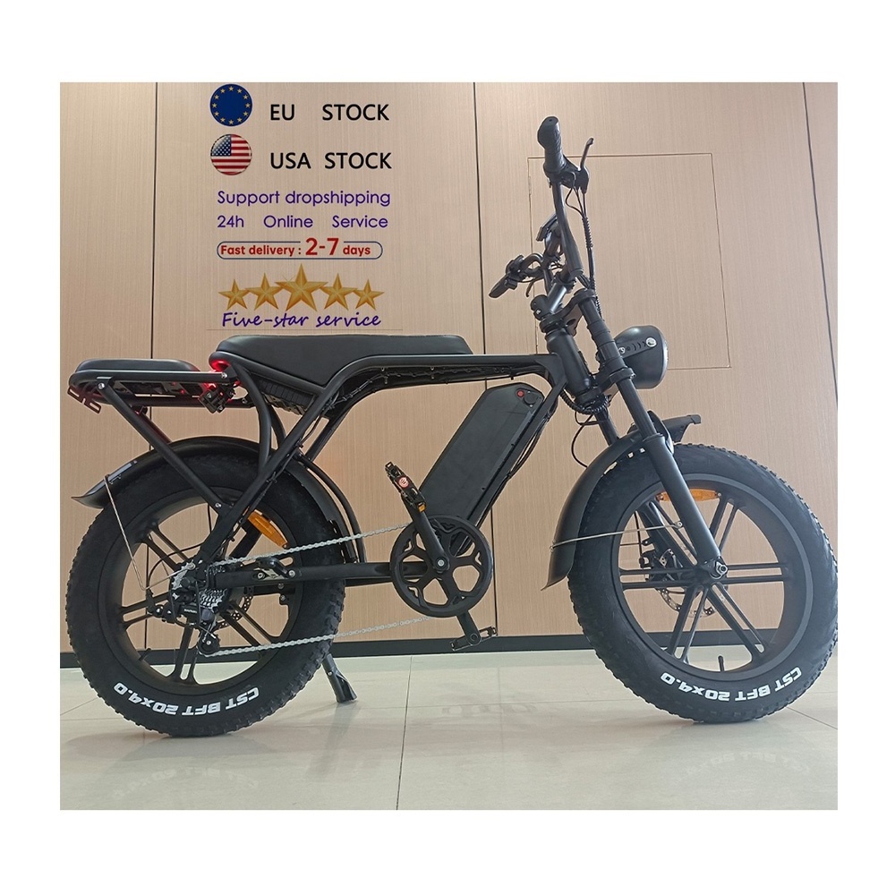 V8 2024 fatbike electric fat e bike ebike eu warehouse bicicleta eletrica