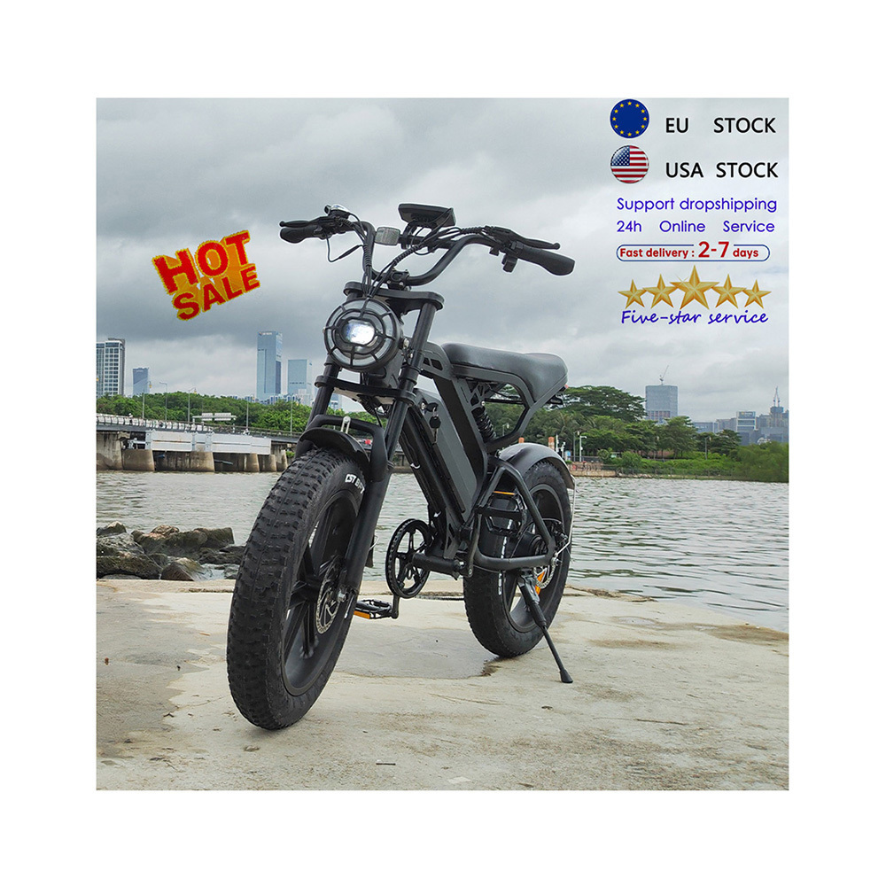 Fatbike V20 mountain e-bike eu warehouse offroad electric motorcycle hybrid ebike electric dirt bike