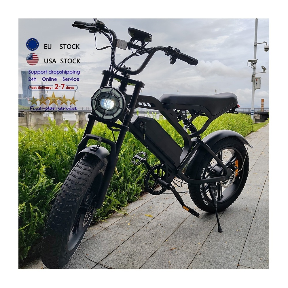 bomber ebike cheap e bike chopper bike electric delivery bicycle 52v electric bike v20