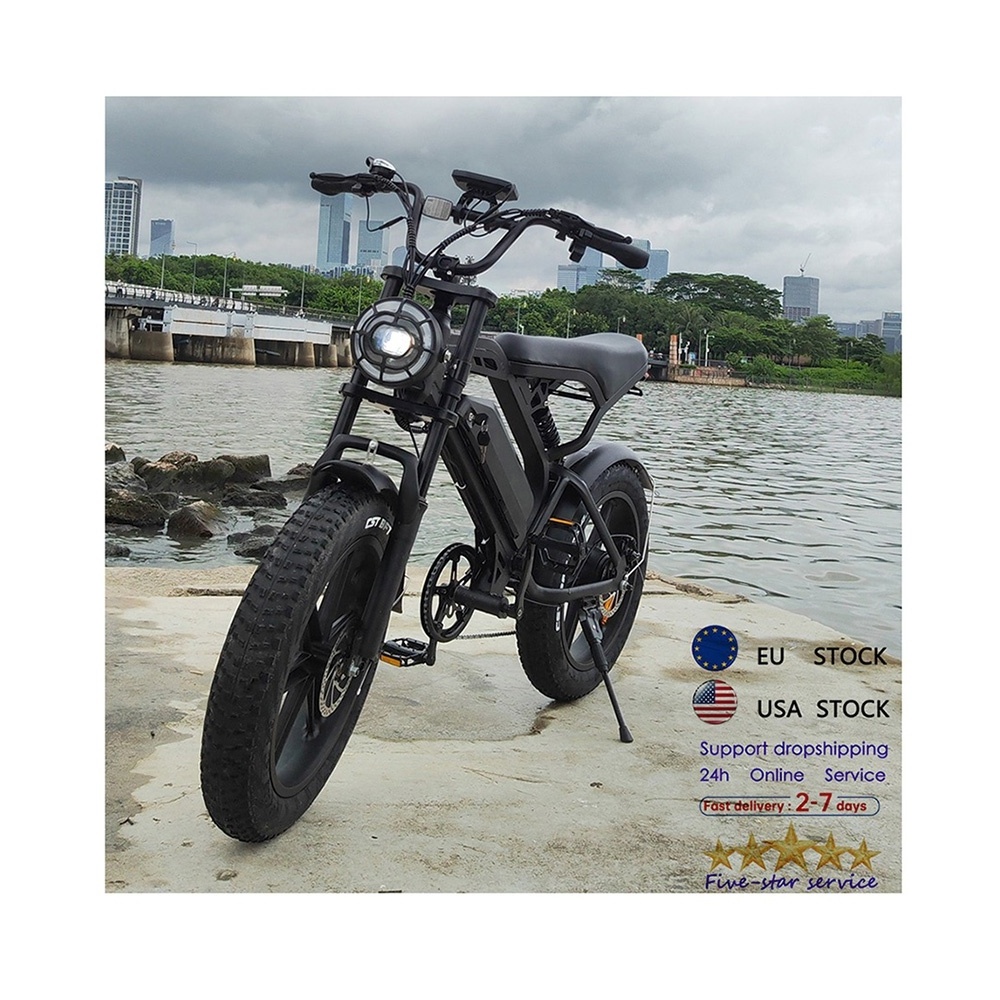 bomber ebike cheap e bike chopper bike electric delivery bicycle 52v electric bike v20