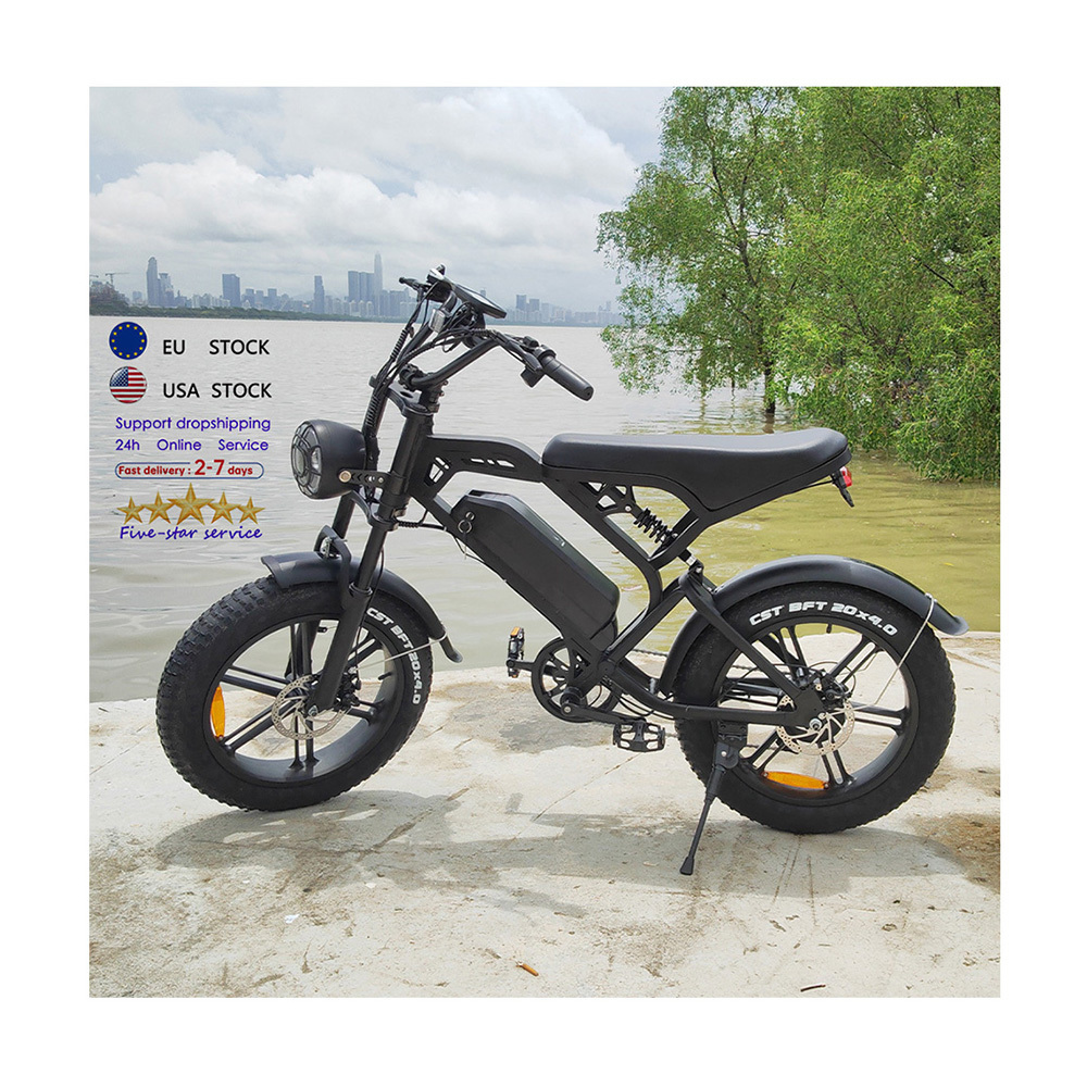 Fatbike V20 mountain e-bike eu warehouse offroad electric motorcycle hybrid ebike electric dirt bike