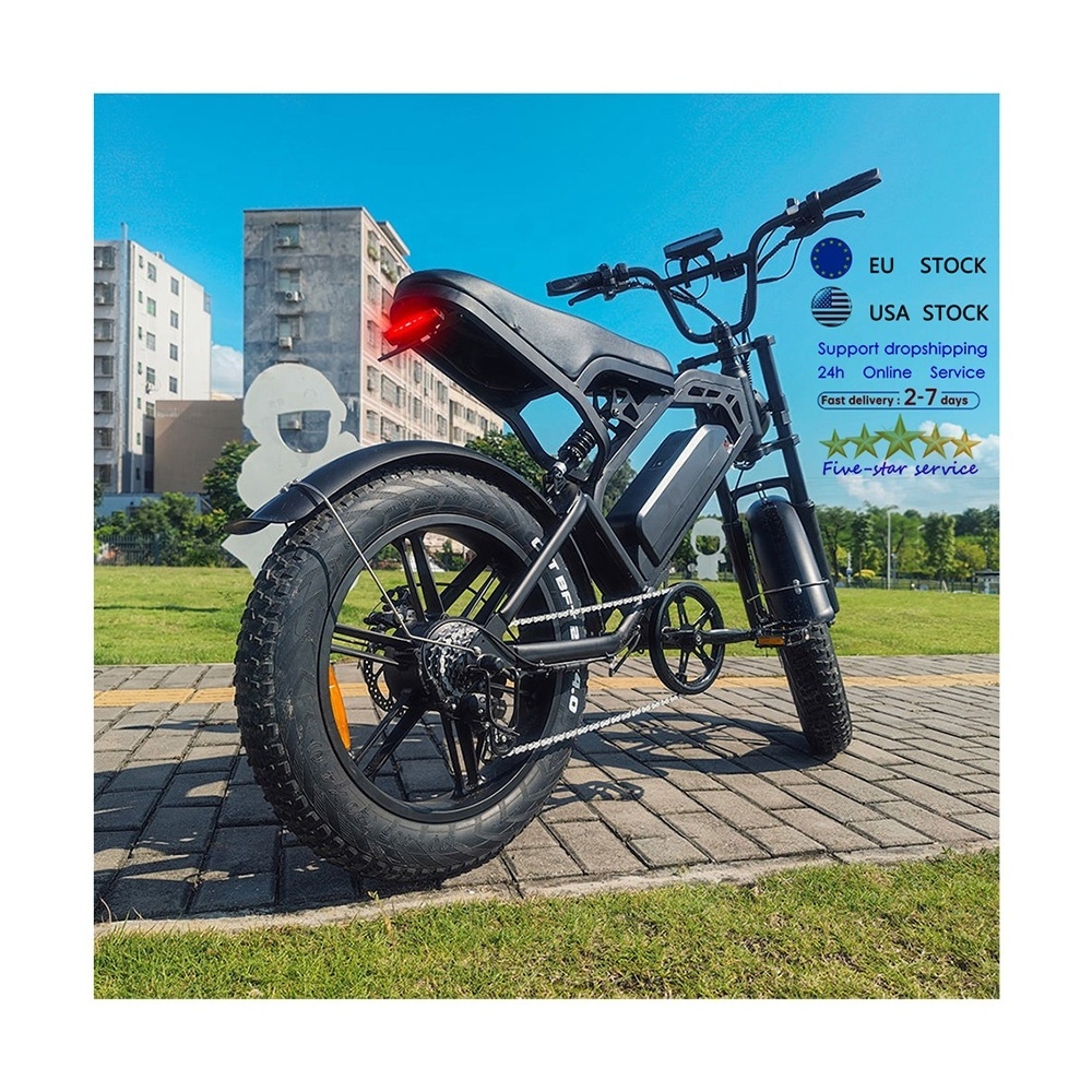 250W 350w 750W ebike 20 inch ebike dual battery electric chopper bike electric V20