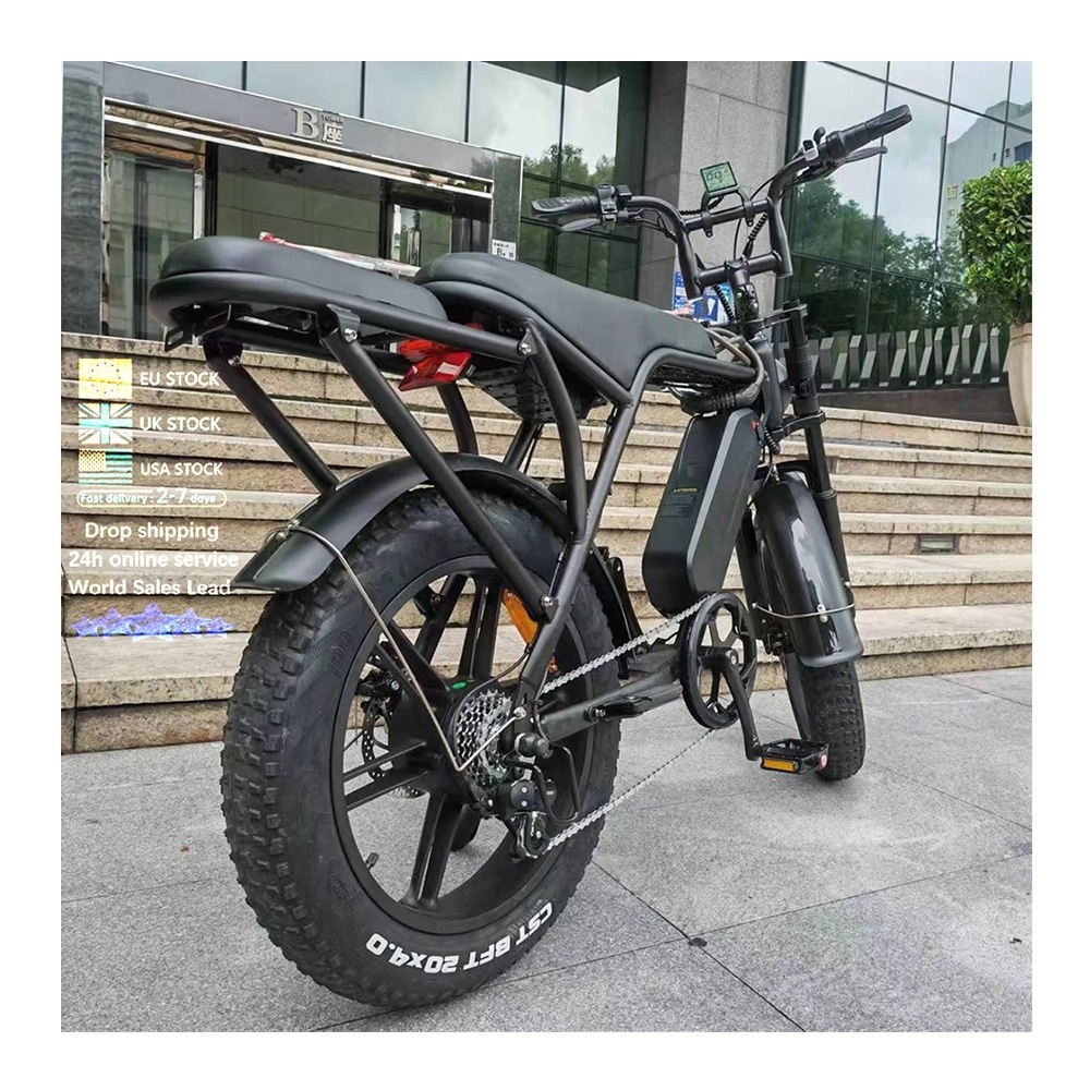 20inch fatbike electric bike of family cargo ebike 48v 250W/750w lithium battery electric motorcycle OUXI V8 electric bicycle